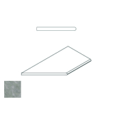 620090000387 Бордюр Climb X2 Рок Бортик Закругленный Левый Натуральный 30x60