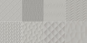 600010001992 Декор Genesis Плэй Силвер Рет Натуральный 15x15