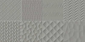 600010001993 Декор Genesis Плэй Грэй Рет Натуральный 15x15