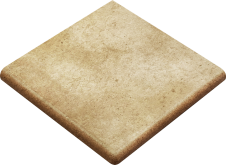 Ступень Orion Угловая Rounded Stair-tread Corner Beige 33x33