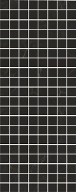 MM7204 Декор Алькала Черный мозаичный 50x20