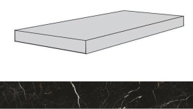 620070001334 Ступень Allure Imperial Black Scalino Angolare Dx 120x33