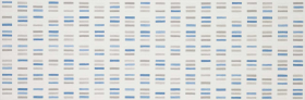 MLEM Декор Colourline White/Blue/Grey Decoro 22x66.2