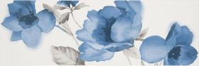 MLER Декор Colourline White/Blue Decoro 22x66.2
