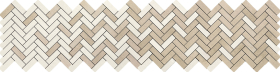 R06A Декор Terracruda Mosaico Degrade Sabbia - Luce 33.2x128.8