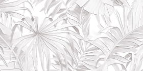 Декор Bonita Серый Листья 2 50x24.9