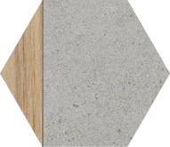 Декор Seine Hexagono Ligard Gris