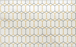 335701 Декор Bianco Dec. Белый 25x40