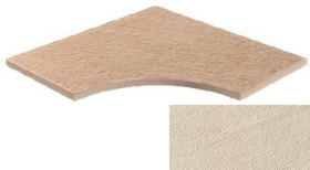 620090000289 Керамогранит Cliff Bianco Bordo Curvilineo Round 30 60x60