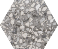 00000038902 Керамогранит Six Terazzo Grey 23x27