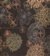 Панно Elegant Flower Brown-1 2el. 66.8x60