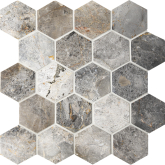 Мозаика Мозаика из мрамора Hexagon VLgP
