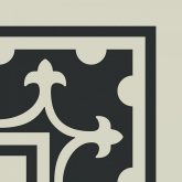 PT02469 Декор Pasion Esquina--blanco 20x20