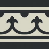 PT02471 Декор Pasion Cenefa--negro 20x20