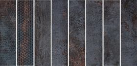 1063160 Керамогранит Costruire Metallo Strong Mix Nero 30x120