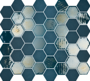 Мозаика Sixties Blue 6 33x29.8