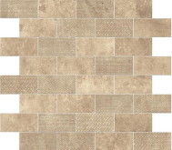 9AKE Мозаика Aix Beige Minibrick Tumbled 30.5x30.5