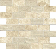 9AKB Мозаика Aix Blanc Minibrick Tumbled 30.5x30.5