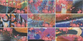 OS/A57/9x/19060 Панно Граффити Микс 89.1x20