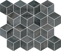 T017/14024 Декор Джардини Серый темный мозаичный 45x37.5