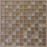Мозаика Glass Gloss Brown 30x30