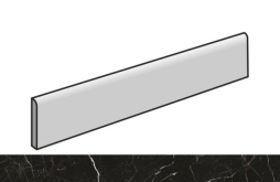 610130004650 Плинтус Allure Imperial Black Battiscopa 80x7.2