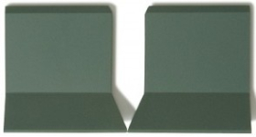 Плинтус Метлахская плитка 100TE0VEF Angle Ext. DARK GREEN VEF 10x10