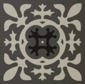 Декоративная вставка Метлахская плитка 100N002D007 ENC02 Lis 07 (ANT PER NOI) 10x10