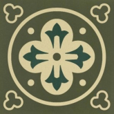 Декоративная вставка Метлахская плитка 100N003D005 ENC03 Remi 05 (VEA IVO VEF) 10x10