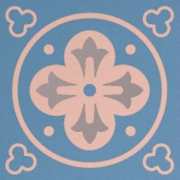 Декоративная вставка Метлахская плитка 100N003D008 ENC03 Remi 08 (BEU RSU PAR) 10x10