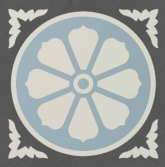 Декоративная вставка Метлахская плитка 100N004D003 ENC04 Caen 03 (SLT BAS BEP) 10x10