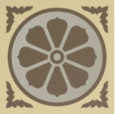 Декоративная вставка Метлахская плитка 100N004D004 ENC04 Caen 04 (IVO TAU PER) 10x10