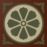 Декоративная вставка Метлахская плитка 100N004D011 ENC04 Caen 11 (IROU VEA ONT) 10x10