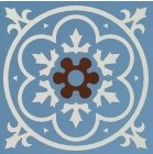 Декоративная вставка Метлахская плитка 070N009D002 ENC09 Jour 02 (ROU. BAS. BEU) 7x7