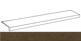 620070001204 Ступень Loft Пэппер 160 Фронтальная Натуральная 160x33