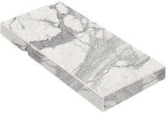 620070001432 Ступень Charme Evo Floor Project Статуарио 80 Угловая Правая Натуральная