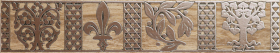 A131/SG1087 Бордюр Мезонин Коричневый орнамент