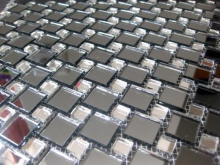 Мозаика Deco DS20 зеркальная на сетке (2x2+1x1) 30.9x30.9