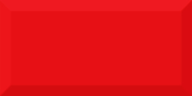 Плитка Monocolor Rojo Biselado Brillo 20x10