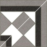 Декоративная вставка Barnet Cantonera Basidon Blanco 15.8x15.8