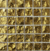 Мозаика Murano Specchio 4 Золотой чип 15 30x30