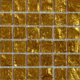Мозаика Murano Specchio 5 Золотой чип 15 30x30