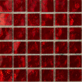 Мозаика Murano Specchio 9 Красный чип 15 30x30