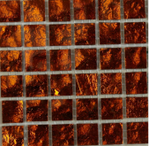 Мозаика Murano Specchio Коричневый чип 15 30x30