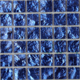 Мозаика Murano Specchio 12 Синий чип 15 30x30