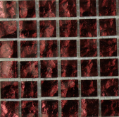 Мозаика Murano Specchio 19 Бордовый чип 15
