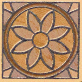 W004/3274 Декоративная вставка Платан 3274 7.2x7.2