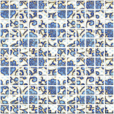 Декор Мотив Синий 29.8х29.8