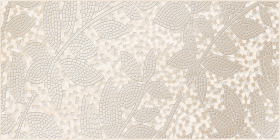 Декор Дубай 2 Листья бежевый 50x25