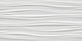 8SBW Плитка 3D Wall Ribbon White Matt 40x80